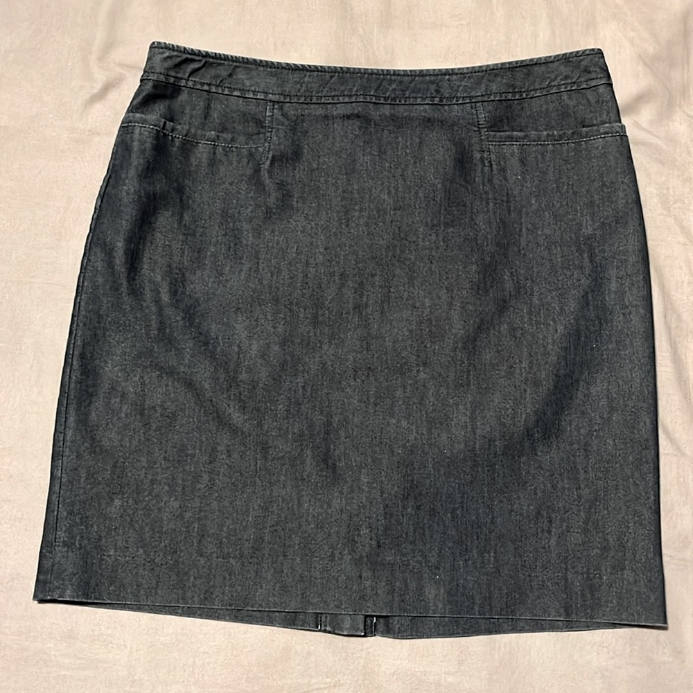 Dark denim miniskirt